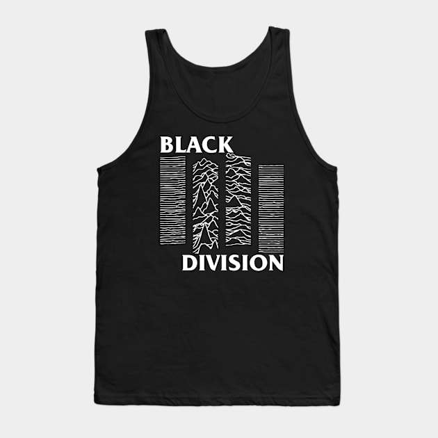 Black Division Tank Top by Camelo